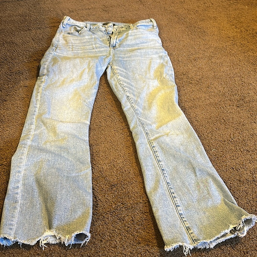 Abercrombie and fitch ankle flare jeans